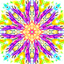 Grafika - Mandala abstrakt 3 - 16117775_