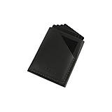 Pánske tašky - Minimalistická kožená peňaženka / puzdro na karty Forester (Black) - 16120620_