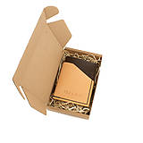 Pánske tašky - Kožená peňaženka / puzdro na karty Hunter (Natural + Dark Brown) - 16120739_
