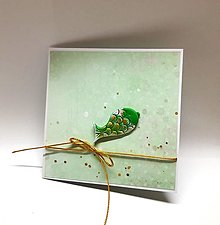 Papiernictvo - Pohľadnica ... vianočné prianie (rybka) - 16124439_