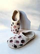 Ponožky, pančuchy, obuv - Barefoot  vlnené papuče - 16124046_