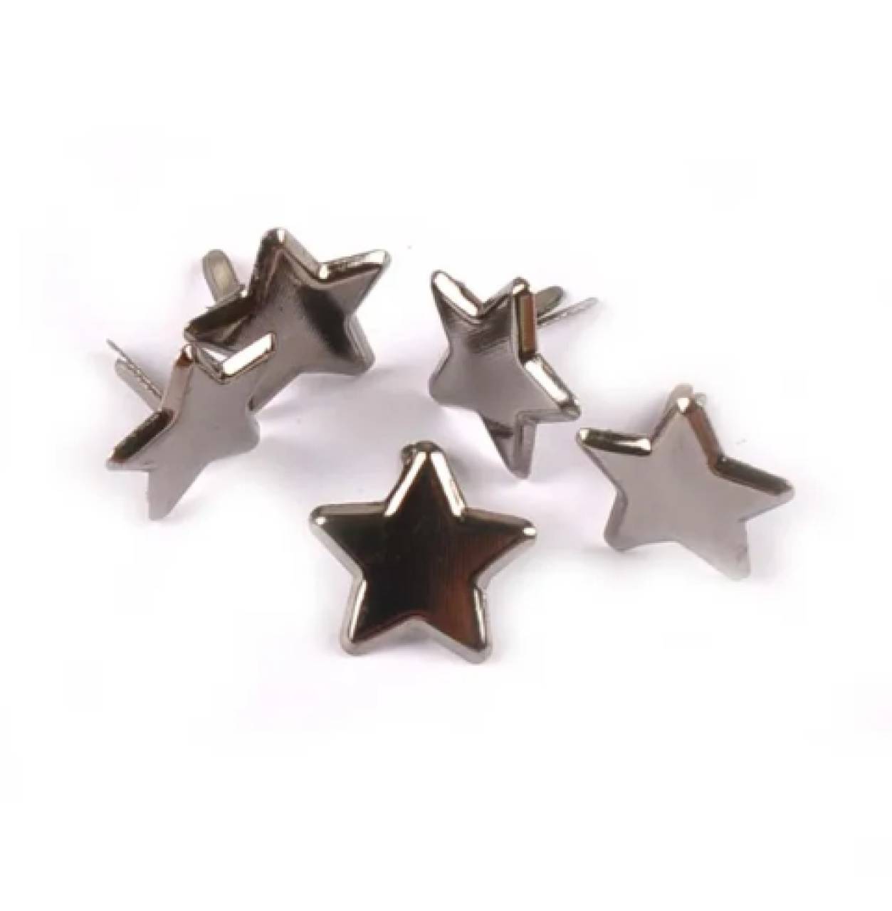 Aplikácia hviezdička 13 mm (Tmavé striebro)