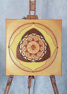 Obrazy - Mandala slnka a radosti - 16122474_