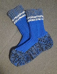 Ponožky, pančuchy, obuv - ponožky  veľ.42-43 (veľ.42-43 modré) - 16125430_