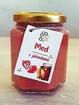 Včelie produkty - Med s jahodami - 16125367_