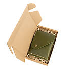 Pánske tašky - Originálna kožená peňaženka Folk (Olive) - 16123761_