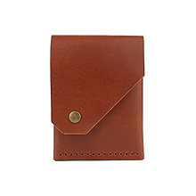 Pánske tašky - Originálna kožená peňaženka Folk (Chestnut) - 16123691_