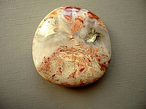 Minerály - Placka - jaspis brekcie 40 mm, č.423f - 16124296_