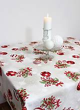 Úžitkový textil - obrus štvorec/obdĺžnik Vianoce  (100x100 cm) - 16126948_