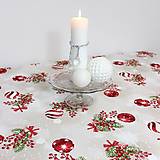 Úžitkový textil - obrus štvorec/obdĺžnik Vianoce  (100x100 cm) - 16126950_