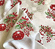 Úžitkový textil - obrus štvorec/obdĺžnik Vianoce  (100x100 cm) - 16126959_