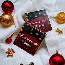 Darčeky pre svadobčanov - Vianočná miničokoládka 1 - 16129314_