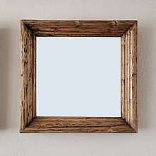 Zrkadlá - Rám drevený - recyklované drevo - 16127876_