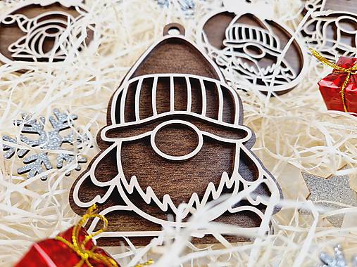 Dekorácie - Vianočné ozdoby na stromček - trpaslíkovia - 16128219_