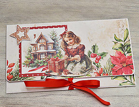 Papiernictvo - Vianočná obálka na peniaze - 16129859_
