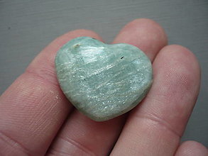 Minerály - Srdíčko - amazonit 28 mm, č.12f - 16129698_