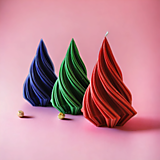 Sviečky - Vianočné sójové sviečky - 16131853_