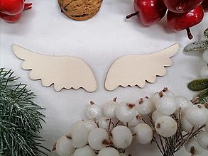 Polotovary - Vianočné krídla rozdelené - 16133993_