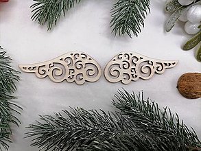 Polotovary - Vianočné krídla rozdelené - 16134018_
