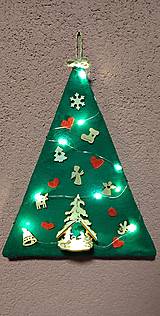 Dekorácie - Vánoční stromeček - světelný - 16132944_
