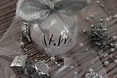 Dekorácie - Vianočné gule plastové s pierkami - 16135166_