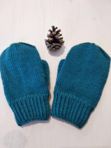 Detské doplnky - Jednoduché rukavičky 100% Baby merino - 16071878_