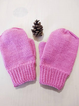 Detské doplnky - Jednoduché rukavičky 100% Baby merino - 16071879_