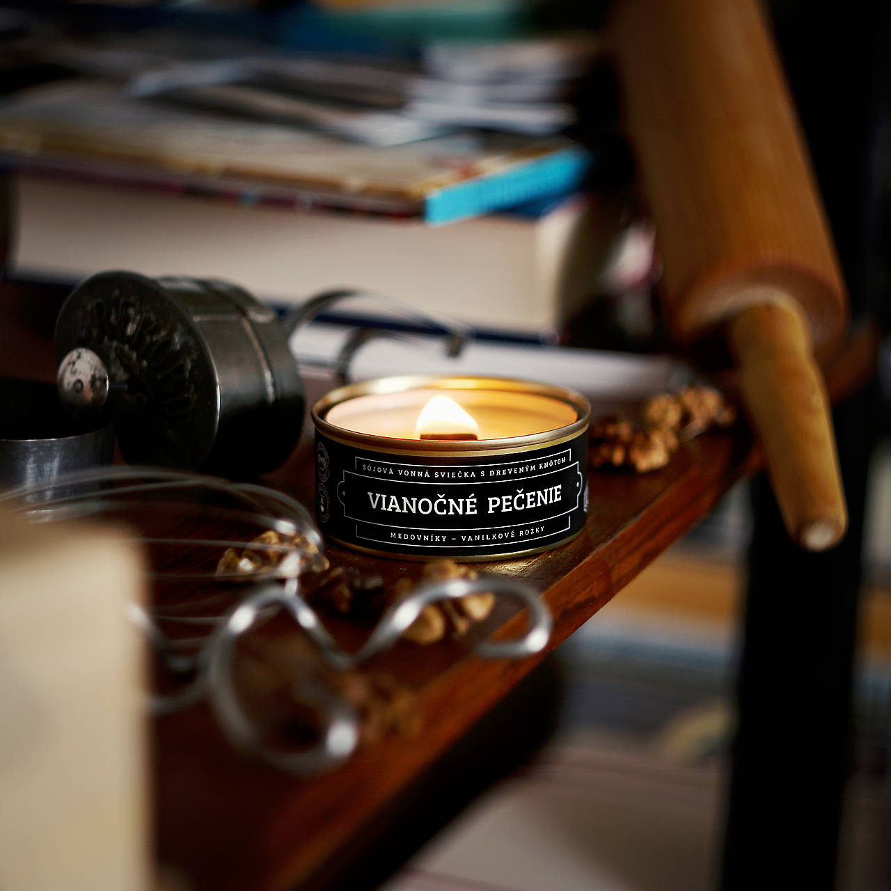 Sójová sviečka Vianočné pečenie, 90 g