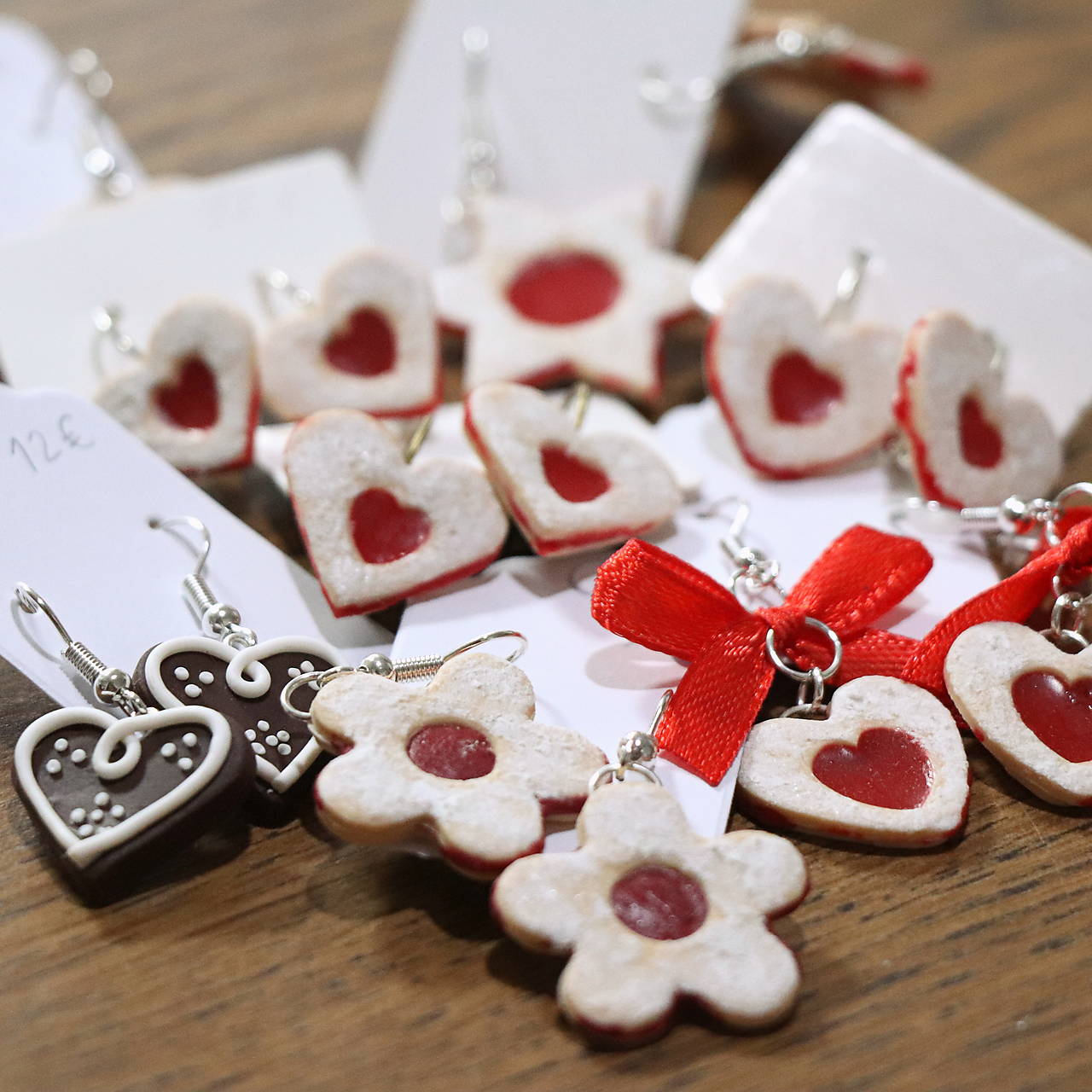 Náušnice Vianočné pečivo