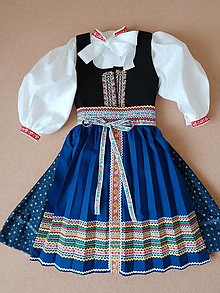 Detské oblečenie - Dievčenský kroj  (vyrába sa na mieru pre 6 - 11 ročné krásavice) - 16135459_