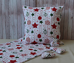 Úžitkový textil - Vianočná obliečka na vankúš - 16141383_