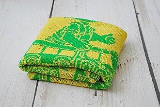 Detský textil - Pletená deka - 16140317_