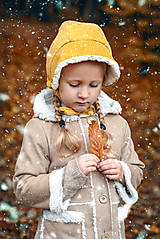 Detské čiapky - Zimný čepiec menžester ružovofialková - 16138816_