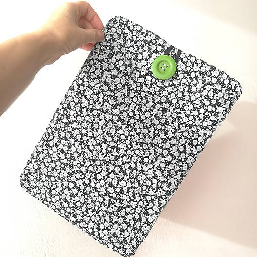 Obaly na tablet - Puzdro čierno biele (notebook/MacBook 13") - 16138890_