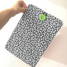 Obaly na tablet - Puzdro čierno biele (notebook/MacBook 13") - 16138890_