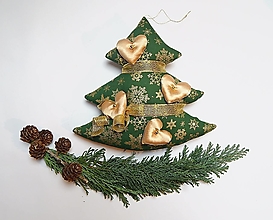 Dekorácie - Vianočné ozdôbky - stromček - 16140646_