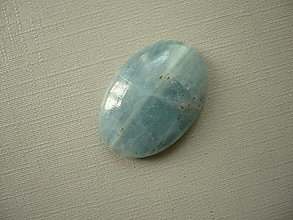 Minerály - Kabošon - akvamarín 27 mm, č.15f - 16140620_