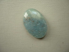 Minerály - Kabošon - akvamarín 26 mm, č.29f - 16140638_
