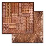 Papier - Scrapbook papier Coffe and Chocolate Backgrounds 8x8 - 16146339_
