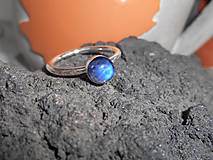 Prstene - ring with moon stone II-mesačný kameň - 16144426_