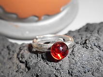 Prstene - red-garnet-ring-pyrop-prsteň-granát - 16144776_