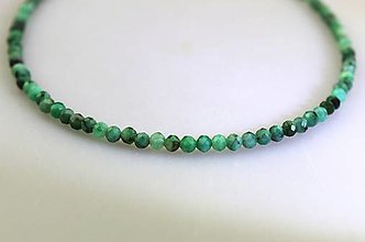 Náhrdelníky - smaragdový náhrdelník (smaragdy Brazília) - 16143796_