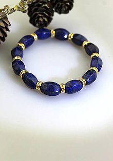 Náramky - lapis lazuli náramok - 16143914_