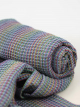 Úžitkový textil - Veľká exkluzívna ľanová vafľová osuška 100x160cm - 16144906_