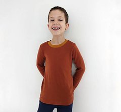 Detské oblečenie - Merino tričko detské (zimné) - 16145387_