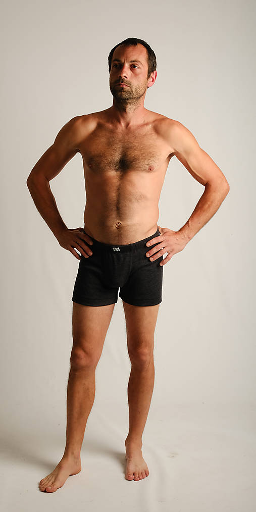Pánske oblečenie - Merino boxerky - antracit - 16146002_
