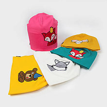 Detské čiapky - Detská čiapka so zvieratkom - 16142858_