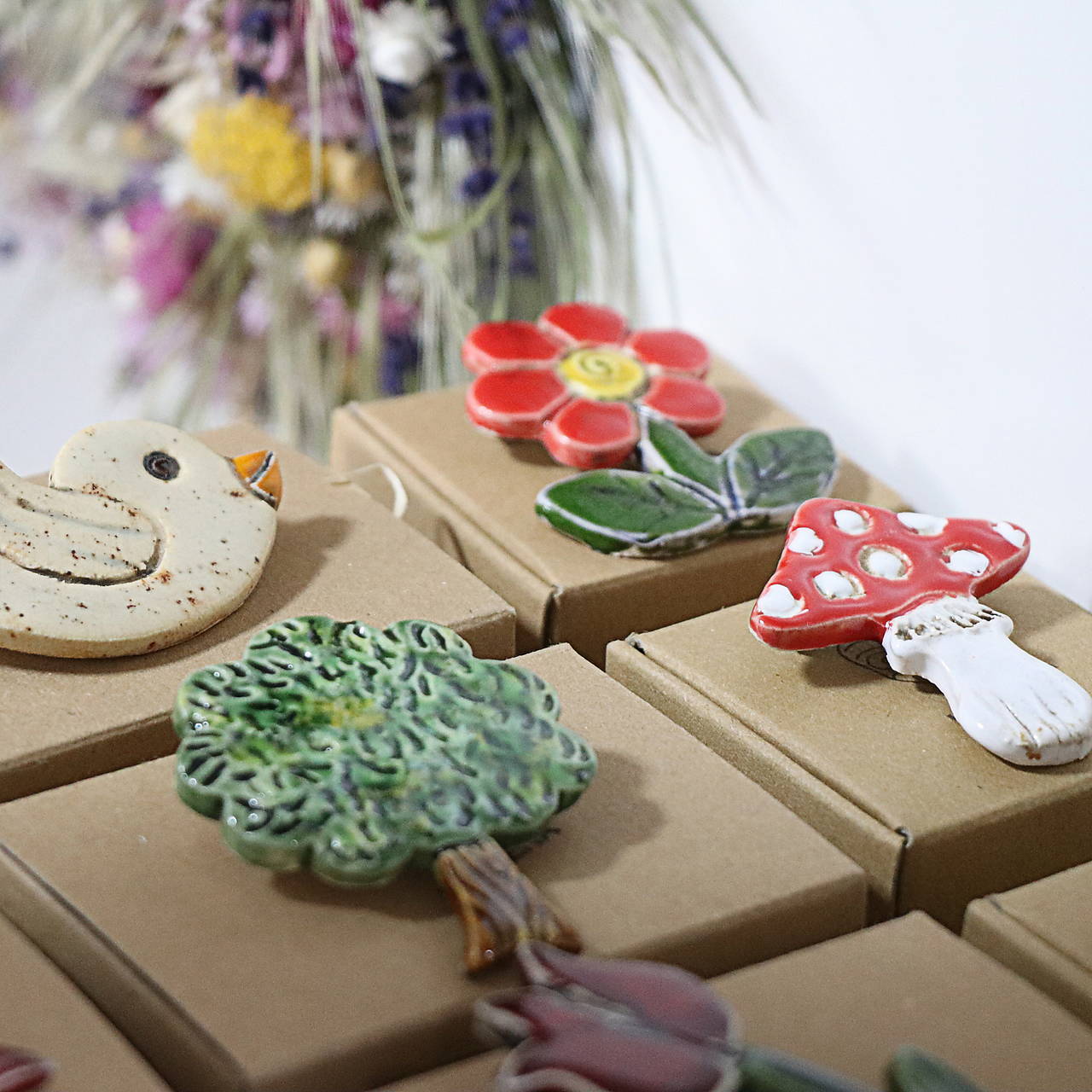 Keramická brošňa (S)