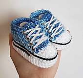 Detské topánky - Tenisky s riflovým efektom - 16149931_