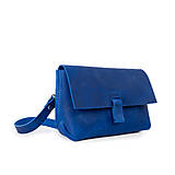 Kabelky - Kožená kabelka Dori Raw (crazy blue) - 16147618_
